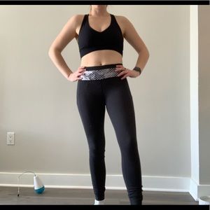 Lululemon long pants with waist band detail
